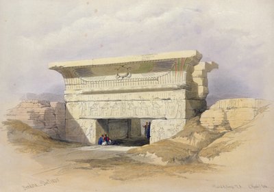 North Gate at Dendarah, from Egypt and Nubia, Vol.1 by David Roberts